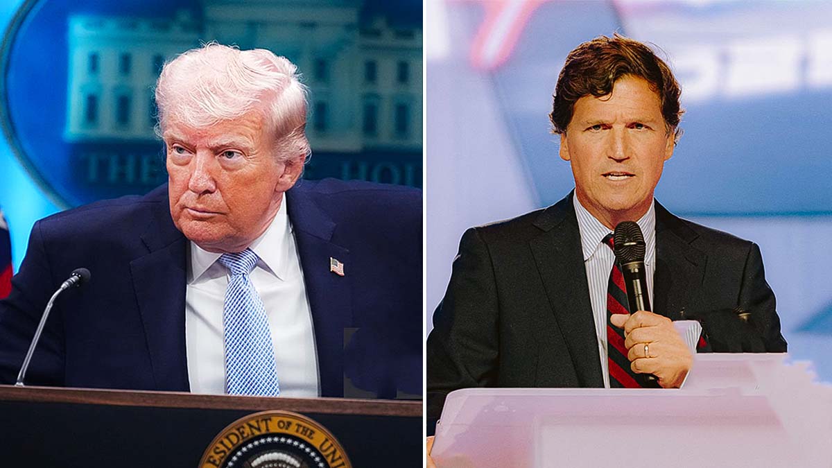Donald Trump has become upset with Tucker Carlson
